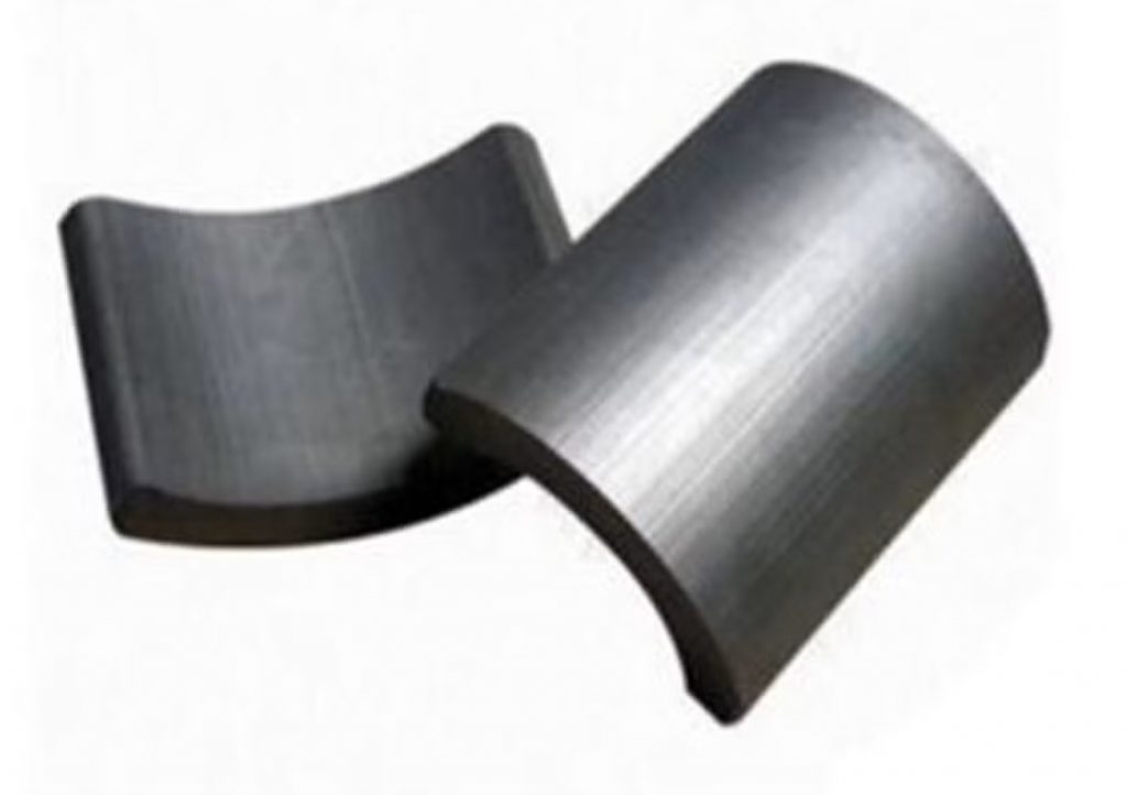 permanent curved ferrite segment magnet y35 for motor